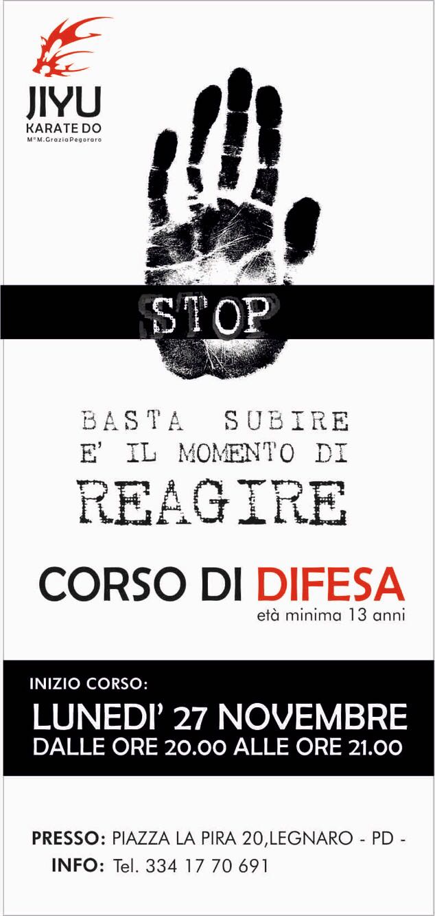 Corso Difesa personale Karate Legnaro